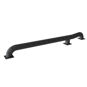 Truck pull in assist | hot-dip galvanized | angled to the right side,total length: approx. 3000 mm